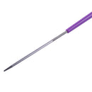 Double Sided Hair Edge Brushes Comb Pin Tail Hair Styling Tool (Purple)