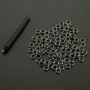 50X Shaft Spring Washers Split Rings Darts Rings Steel TI Accessorie Y8V9 E8X5