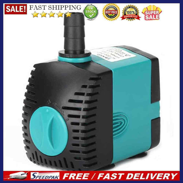 Ultra Quiet Filter Manure Fish Pond Side Suction Pump 220 240V Submersible