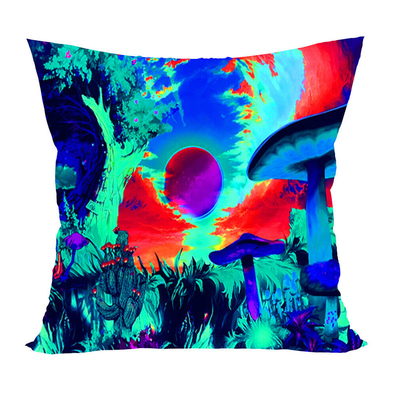 Fluorescent Pillowcase Quick-drying Bedroom Glowing Decorative Pillow Cover