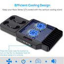 Vertical Stand for Xbox Series with Cooling Fan and Dual Controller Charger Port