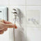 Wall Adhesive Home Bathroom Wall Storage Hook Power Plu Socket HolderA2X7 P4V2