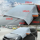 Cover with Night Reflective Strips Car Windscreen Mirror Shield Cover