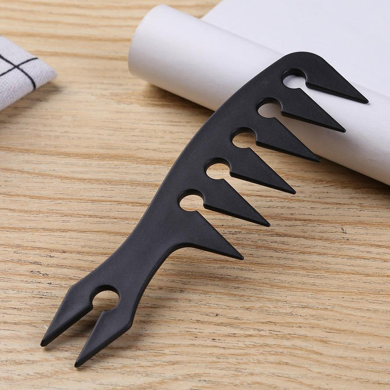 Durable Men Hair Comb Plastic Wide Tooth Classic Brush Large Teeth Salon Ho