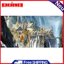 Canvas 11CT Wonderland Embroidery Kit Printed Still Life Cross Stitch DIY Gift