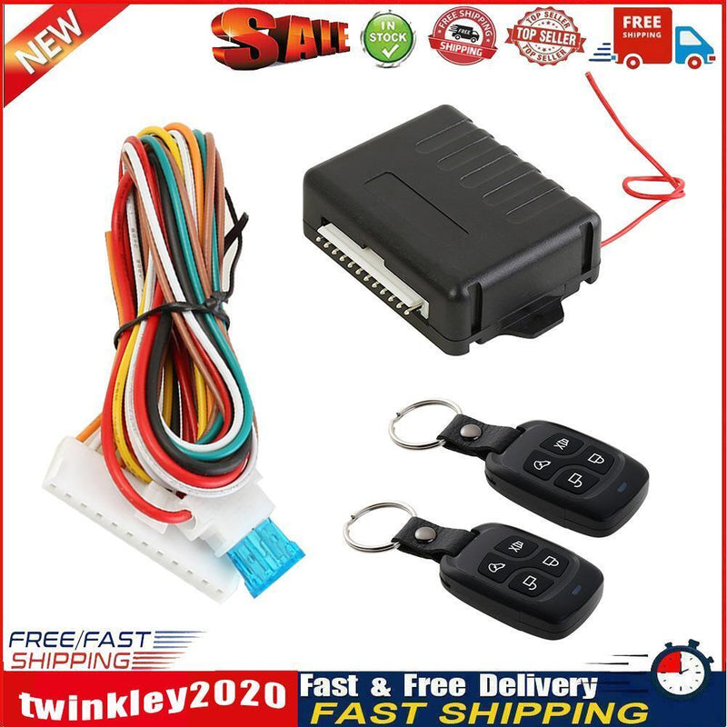 Car Remote Central Door Lock Kit Auto Keyless Entry Alarm System 410/T105 Newly