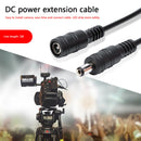 DC 5.5x2.1mm Male Female Extension Cable for CCTV Camera LED Strip (1m) Newly