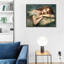 Girl and Lizard Oil Paint By Number Kit DIY Acrylic Painting on Canvas Fram