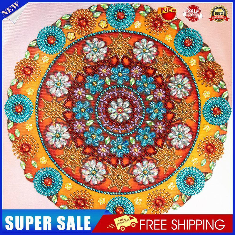 DIY 5D Mosaic Mandala Flower Part Special Shape Diamond Painting Kit (B049)