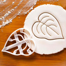 Cookie Cutter Agave Ivy Biscuit Mold Cookie Embosser Mold Turtle Leaf Shaped