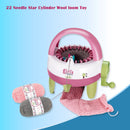 22 Needles Handmade Wool Knitting Machine Rotating Sewing Tool for Kids