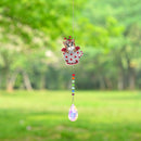 2pcs Crystal Wind Chimes Diamond Hanging Light Catcher Home Decor (ZH014)