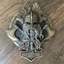 Bar Ornaments Viking Double A xe Berserker Wall Decoration Spartan Warrior