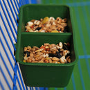 1PC Bird Parrot Food Water Plastic Bowl Cups Pigeons Cage Sand Cup Feeding Tool