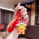 Couple Ornaments Gift Car Keyfob Tiger Keychain Bag Charm Keyring Bag Pendant