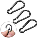 Packback Buckles Black Water Bottle Hooks Snap Clip Keychain D Carabiner