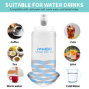 Collapsible Water Bottle Silicone Lightweight Travel Water Bottle for Gym Hiking