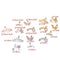 Wings Girls Body Jewelry Cartilage Helix Tragus Stud Earrings CZ Ear Piercing
