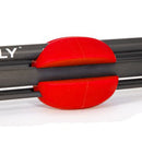 Fishing Rod Stop Egg Shape Rubber Protection Fixed Fishing Tackle (Red) Newly