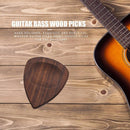 Guitar Wood Picks Folk Guitar Bass Picks Musical Instrument Plectrum (01)