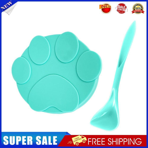 Pet Food Can Cover Silicone Dog Cat Food Storage Fresh Lid Seal Cap (Green)