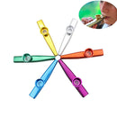 Metal Mini Musical Instrument Kazoo Mouth Flute Guitar Ukulele Accompaniment