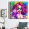 Drill Painting DIY Round 5D Diamond Mosaic Kit Heart Fashion Woman Full Picture