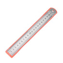 Stainless Steel Metal Straight Ruler Double Sided Measuring Tool (200mm) Newly