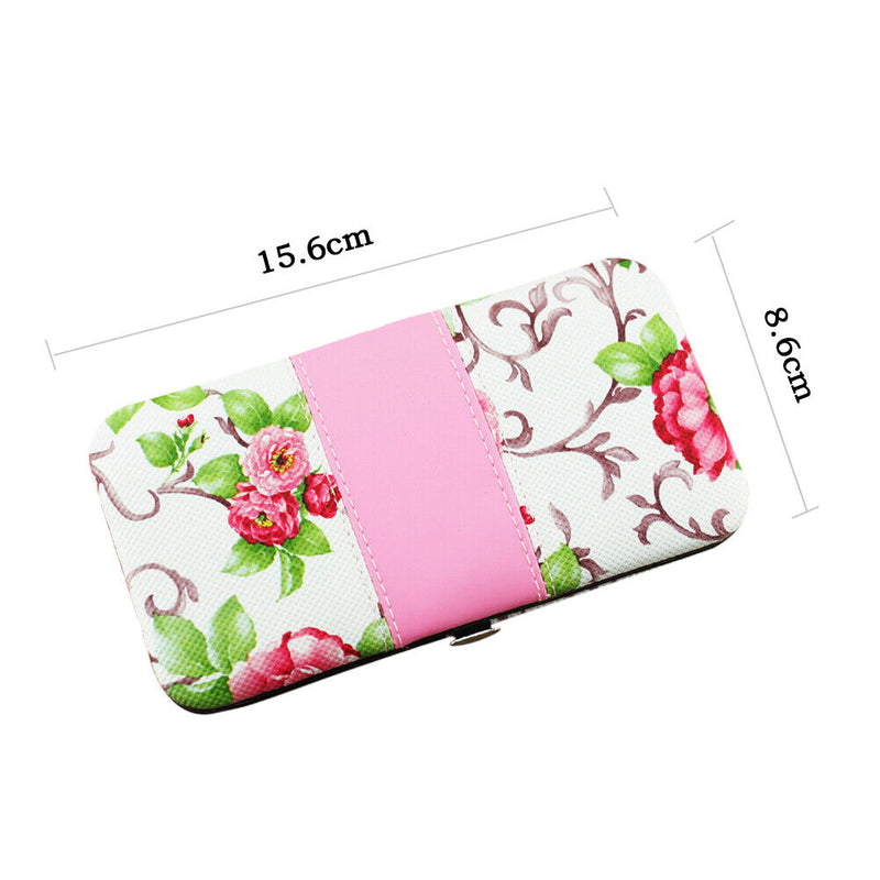 12Pcs Pedicure Manicure Set Nail Cuticles Clippers Cleanser Case Tool