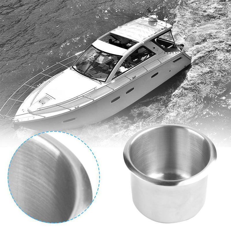 1pc Stainless Steel Cup Drinking Holder for Marine Boat Car Truck Camper Li