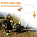 Outdoor Camping Picnic Gas Refill Pipe Cook Propane Flat Cylinder Tank Tube