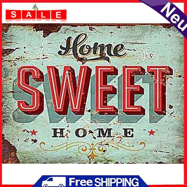 5D DIY Full Drill Diamond Painting Home Sweet Home Embroidery Craft Kit Wall Art