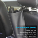 Car Auto Seat Back Umbrella Holder Waterproof Synthetic Leather Storage Bag