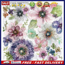 Ink Flower Oil Paint By Numbers Kit DIY Acrylic Painting Wall Art Picture C