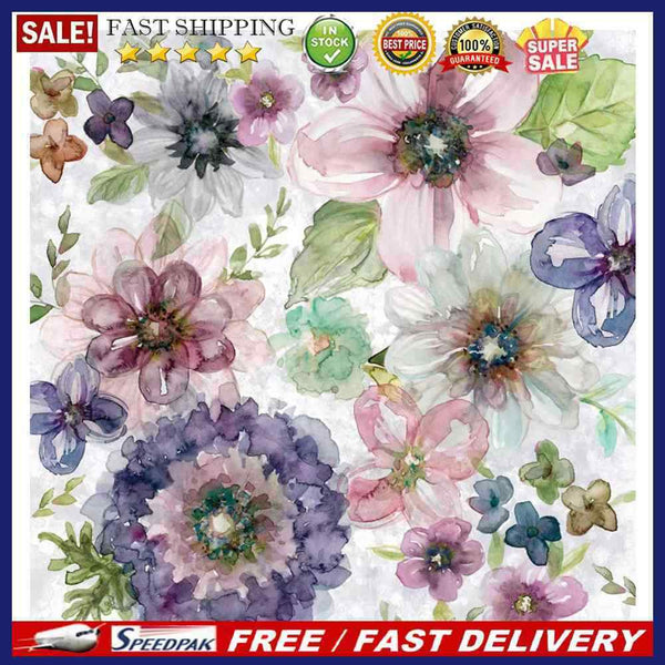 Ink Flower Oil Paint By Numbers Kit DIY Acrylic Painting Wall Art Picture C