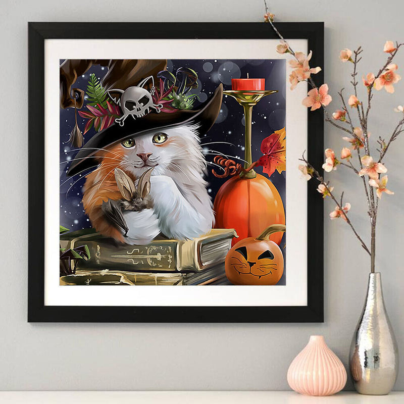 Halloween 5D DIY Diamond Painting Full Round Drill Embroidery Wall Decor Newly