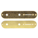 Zinc Alloy Iron Carving Bridge Switch Control Plate for TL Tele Electric Guitar