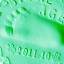 20g Baby Care Hand Foot Inkpad Soft Clay Washless Footprint Mud (Green) Newly