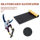 Black Skateboard Sandpaper Waterproof Decks Grip Tape Skateboard Accessories