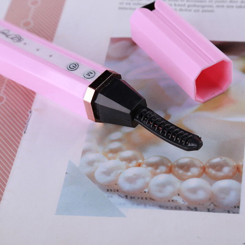 Mini USB Women Portable Electric Eyelash Curler Heated Eye Lash Cosmetic Tools