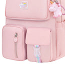 #A Student Book Bags Casual Travel Women Rucksacks Daypacks with Pendant ?