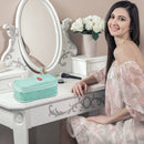 Large Capacity Pencil Case Cosmetic Bag with Zipper Makeup Stationery Organ