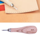 3mm Leather Craft Sewing Kit Handle Diamond Point Awl DIY Tool Newly