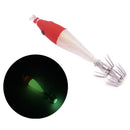 2pcs Lifelike Fishing Lures Tackle 7cm 4g Luminous Artificial Wood Shrimp Bait