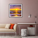 5D DIY Full Drill Diamond Painting Sunset Seaside Cross Stitch (B434)