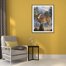 5D DIY Diamond Painting Deer Full Round Drill Mosaic Rhinestone Picture Hom