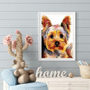 Full Cross Stitch 11CT Dog Counted Embroidery DIY Needlework Kits Handmade Cr