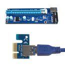 15pcs USB 3.0 PCI-E Express 1x 16x Extender Riser Card Adapter Power Cable