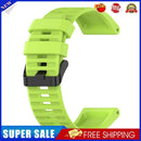 Silicone Strap Adjustable Bracelet for Garmin Fenix 6X/Fenix 6X Pro (Lime)