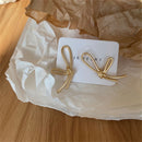 Girl Sweet Women Simplicity Stud Earrings Bow Earrings Fashion Eardrop